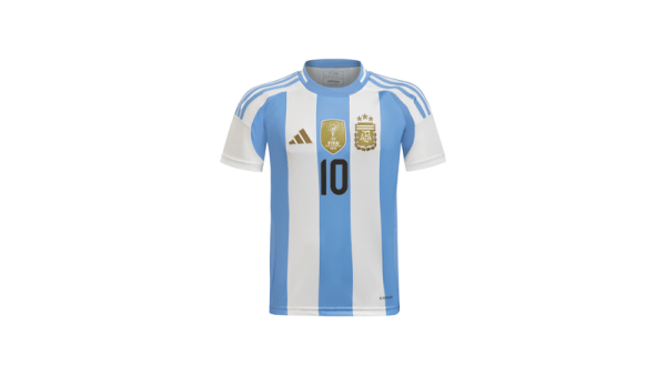 Camiseta Titular Argentina 24 Messi (niños)