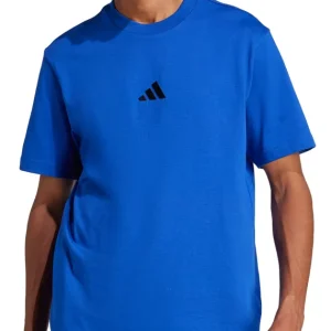 Remera Essentials Logo Pequeño Tejido Jersey