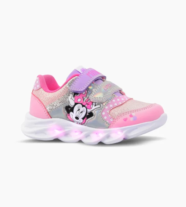 MINNIE CUTEST LILA CON LUZ AL PISAR